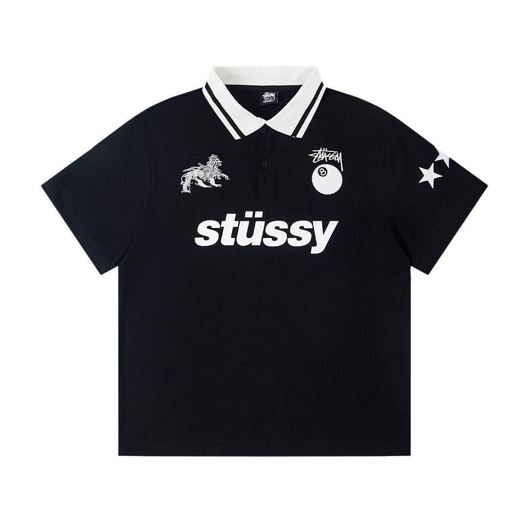 Stussy Polo Shirt - Black