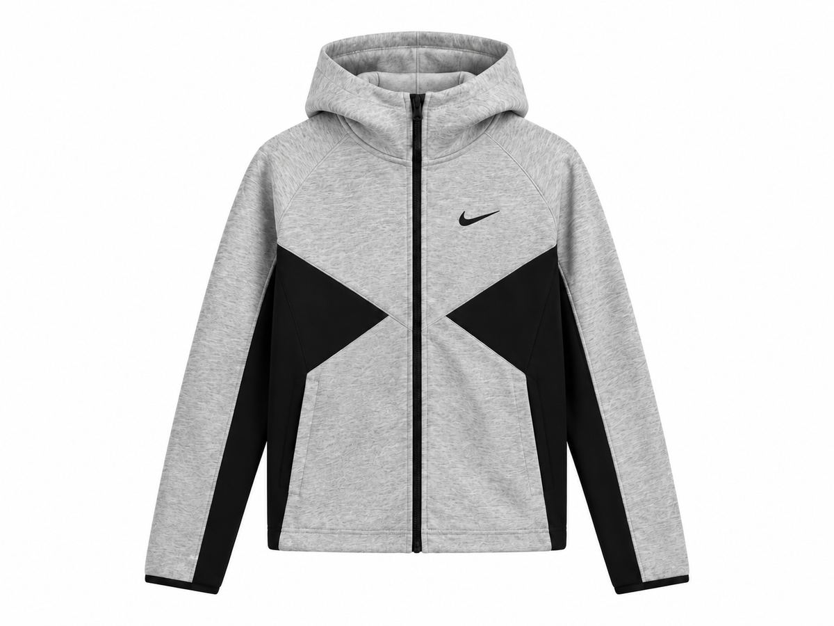 Nike Tech Fleece Jacket - "Grey/Black"