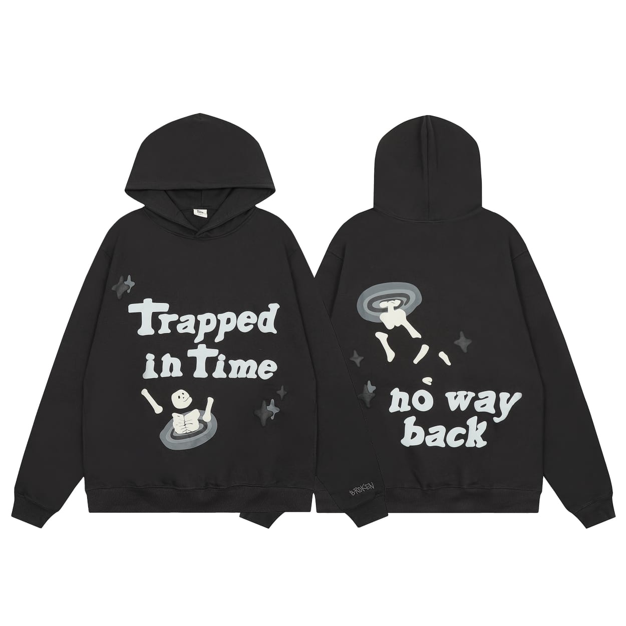 Broken Planet Hoodie - Dark Grey