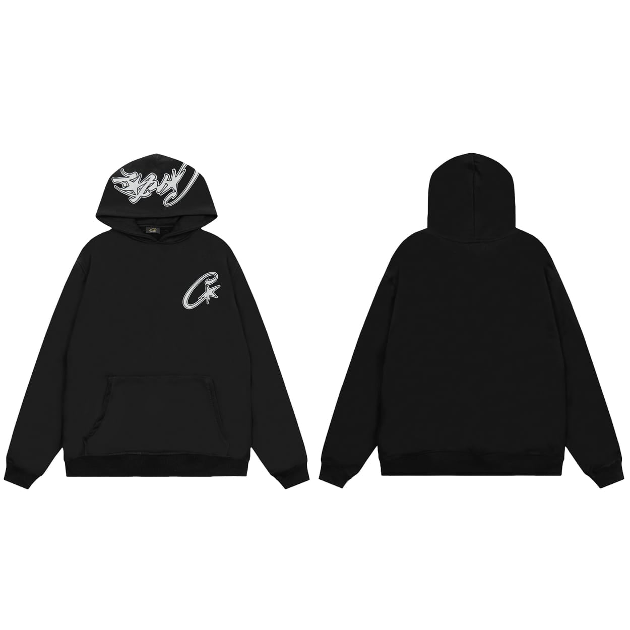 Corteiz C-Star Hoodie - Black