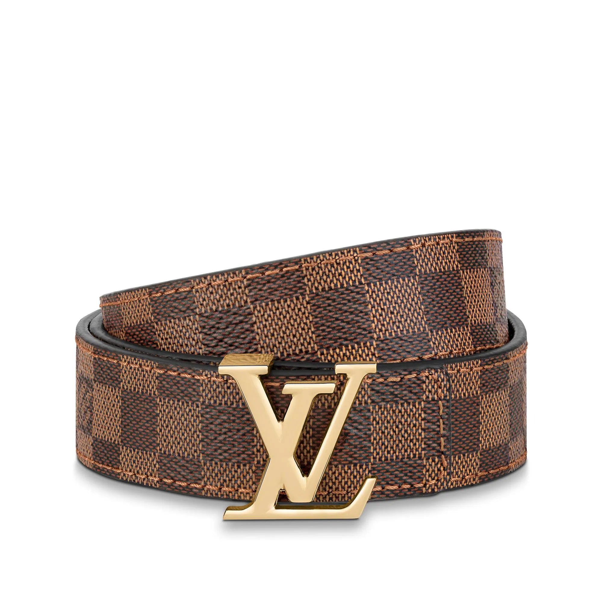 LV Belt - “Brown/Silver”
