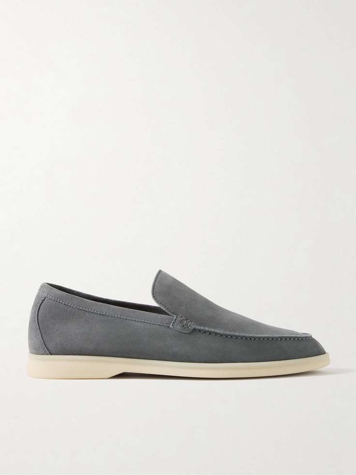 Loro Piana Summer Walk Loafer - Grey