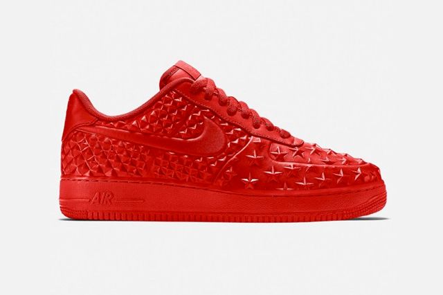 Air Force 1 Low Star Quilted - "White/Black/Red/Pink"