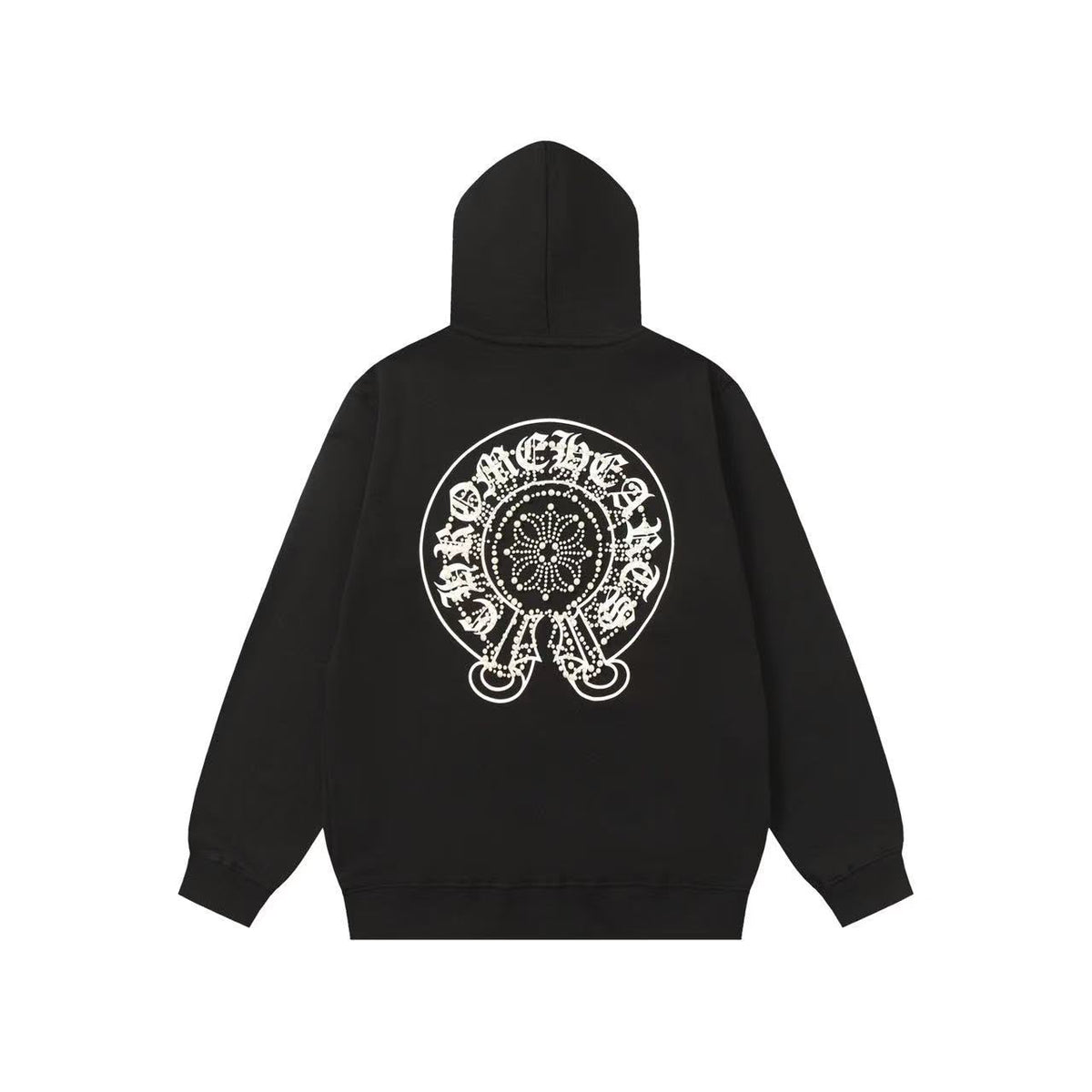 Chrome Hearts Zip Up Hoodie - Black