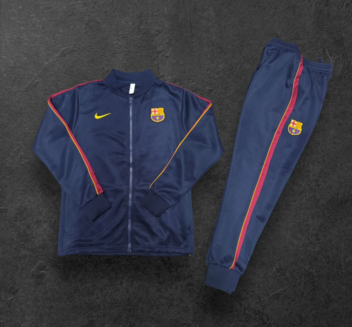 Barcelona Navy Training Tracksuit - Nike Jacket & Pants