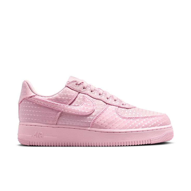 Air Force 1 Low Star Quilted - "White/Black/Red/Pink"