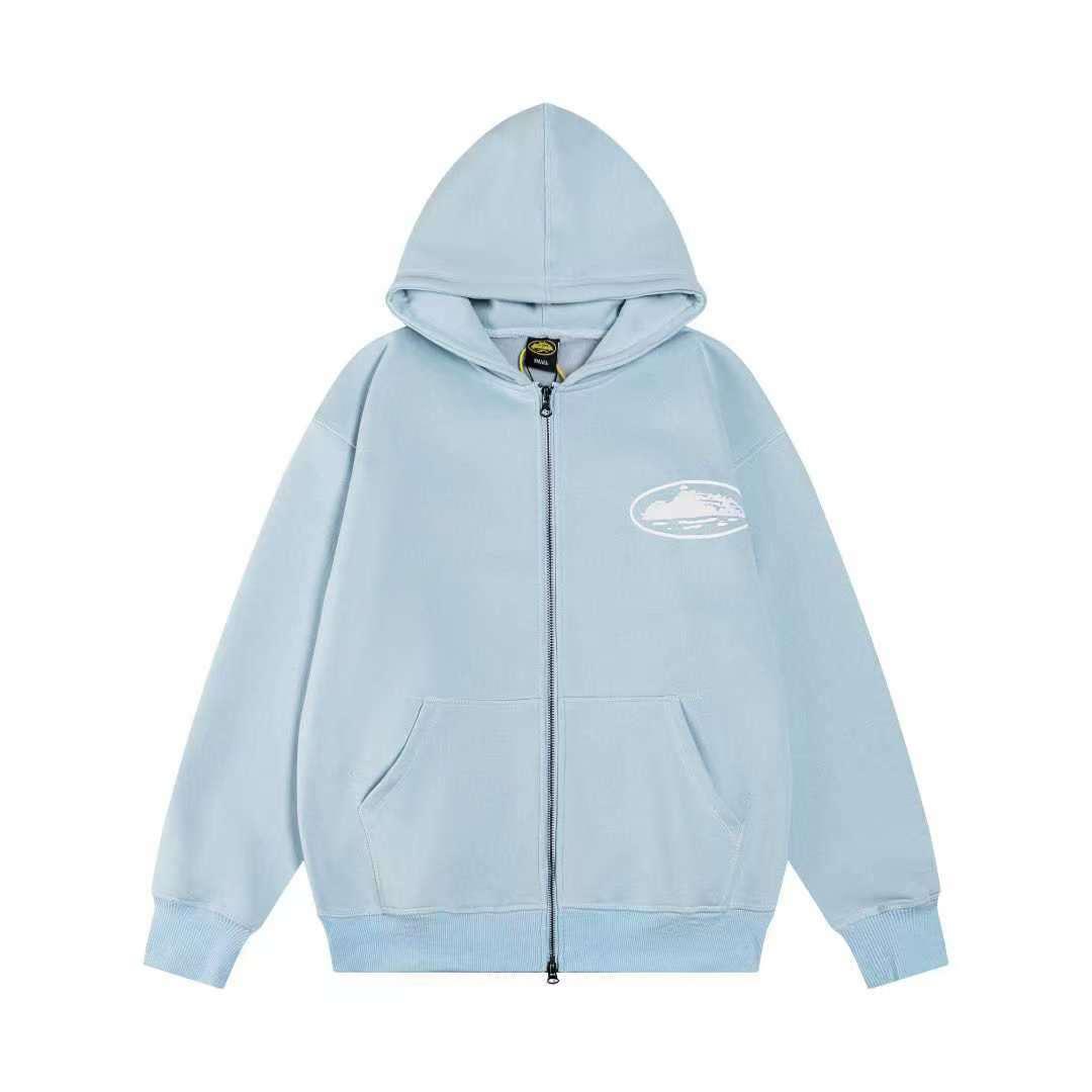 Corteiz Alcatraz Jacket - Baby Blue - FAVELA
