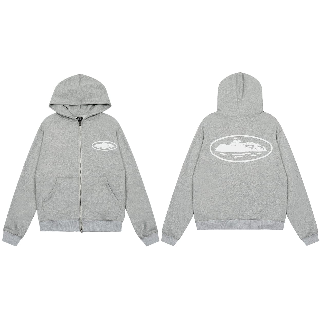 Corteiz Alcatraz Jacket - Grey - FAVELA