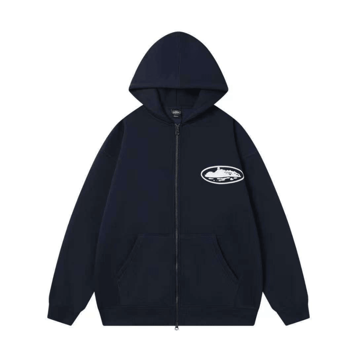 Corteiz Alcatraz Jacket - Navy Blue - FAVELA
