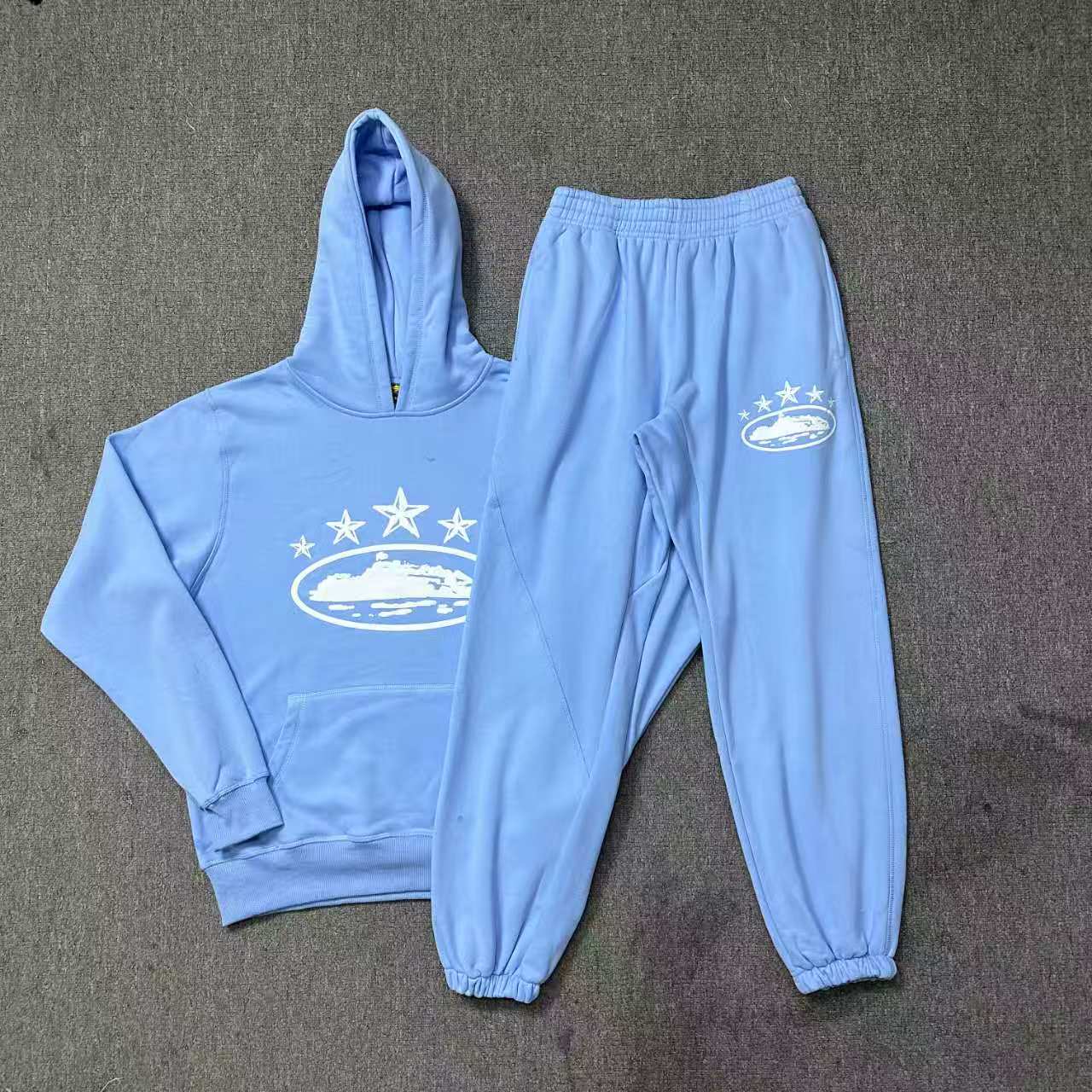 Corteiz Alcatraz Tracksuit "Baby Blue" - FAVELA
