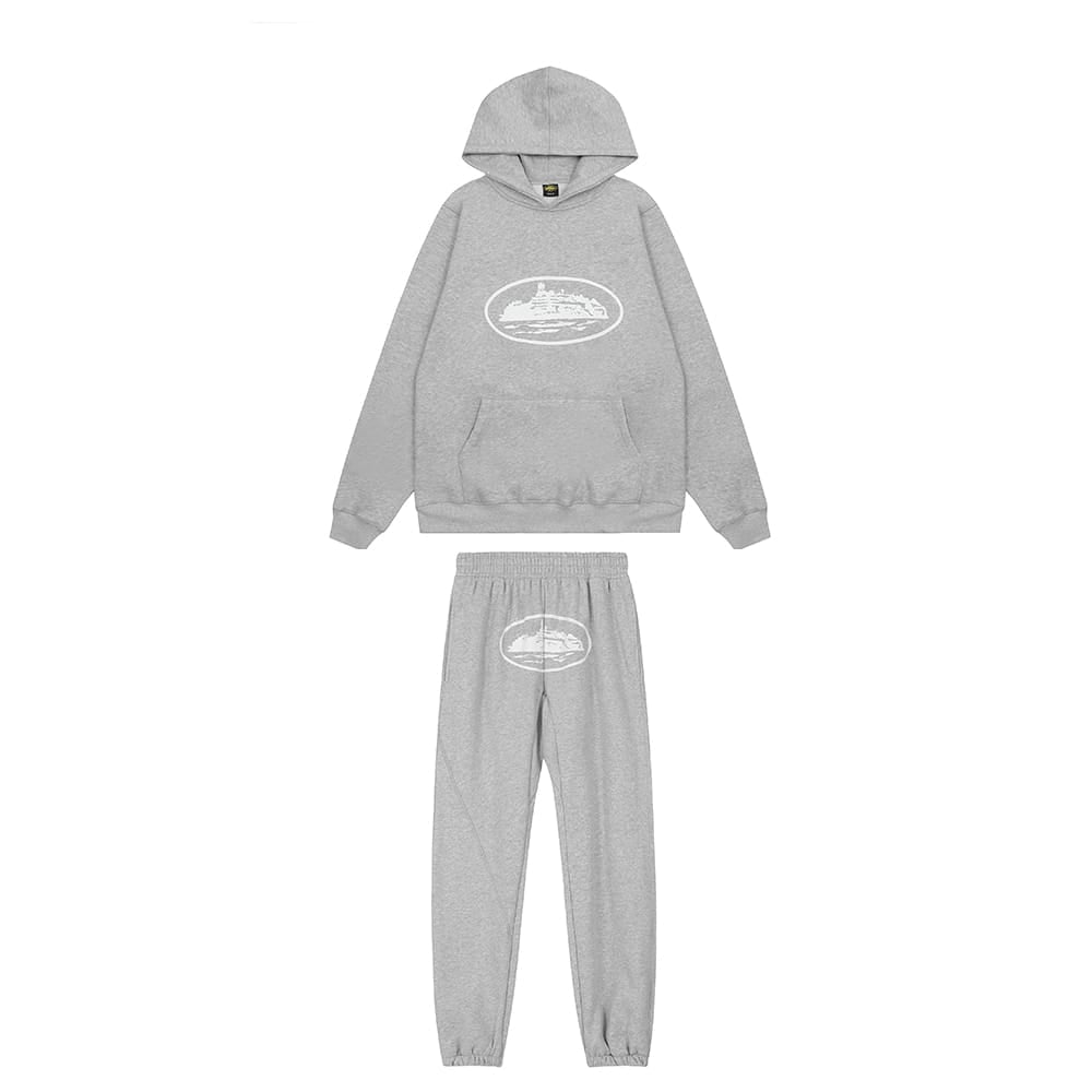 Corteiz Alcatraz Tracksuit "Grey" - FAVELA