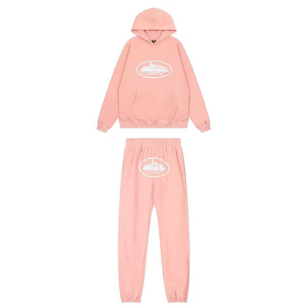 Corteiz Alcatraz Tracksuit "Pink" - FAVELA