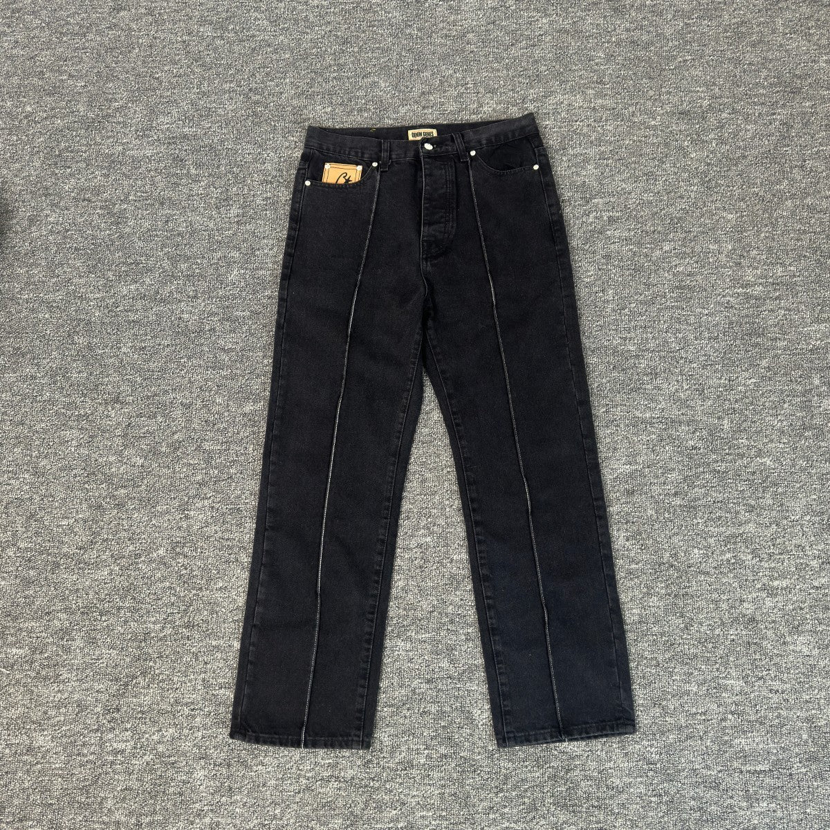 Corteiz C Star Jeans - Black - FAVELA