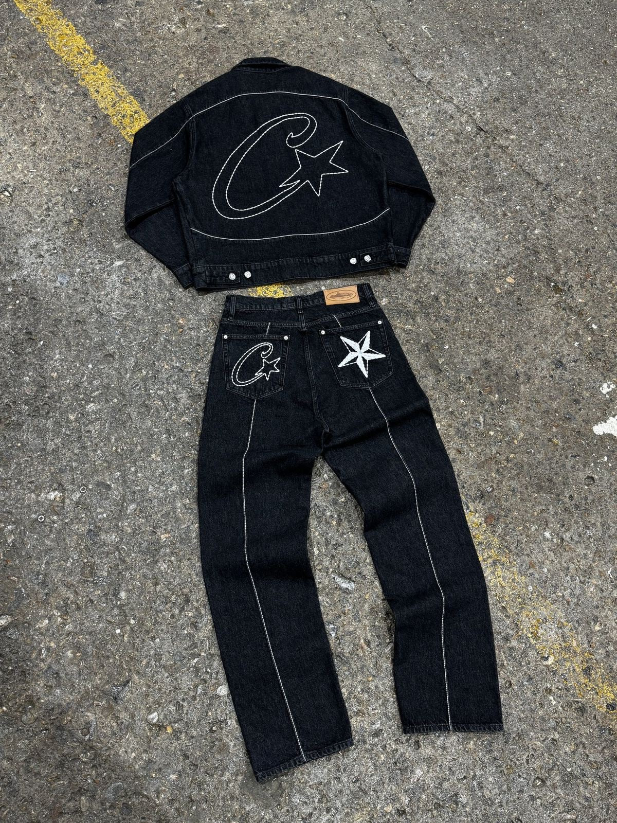 Corteiz Denim Tracksuit - FAVELA