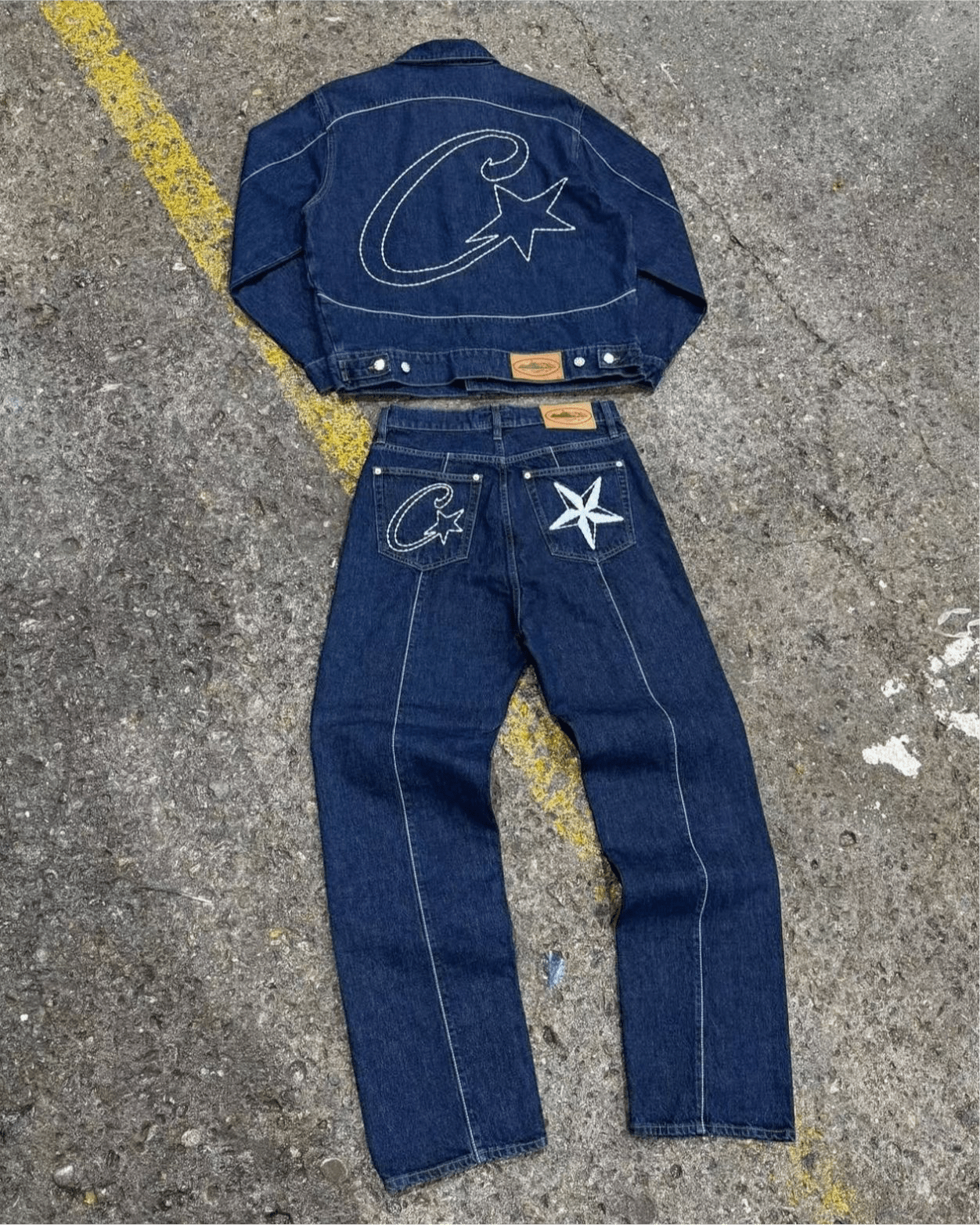 Corteiz Denim Tracksuit - FAVELA