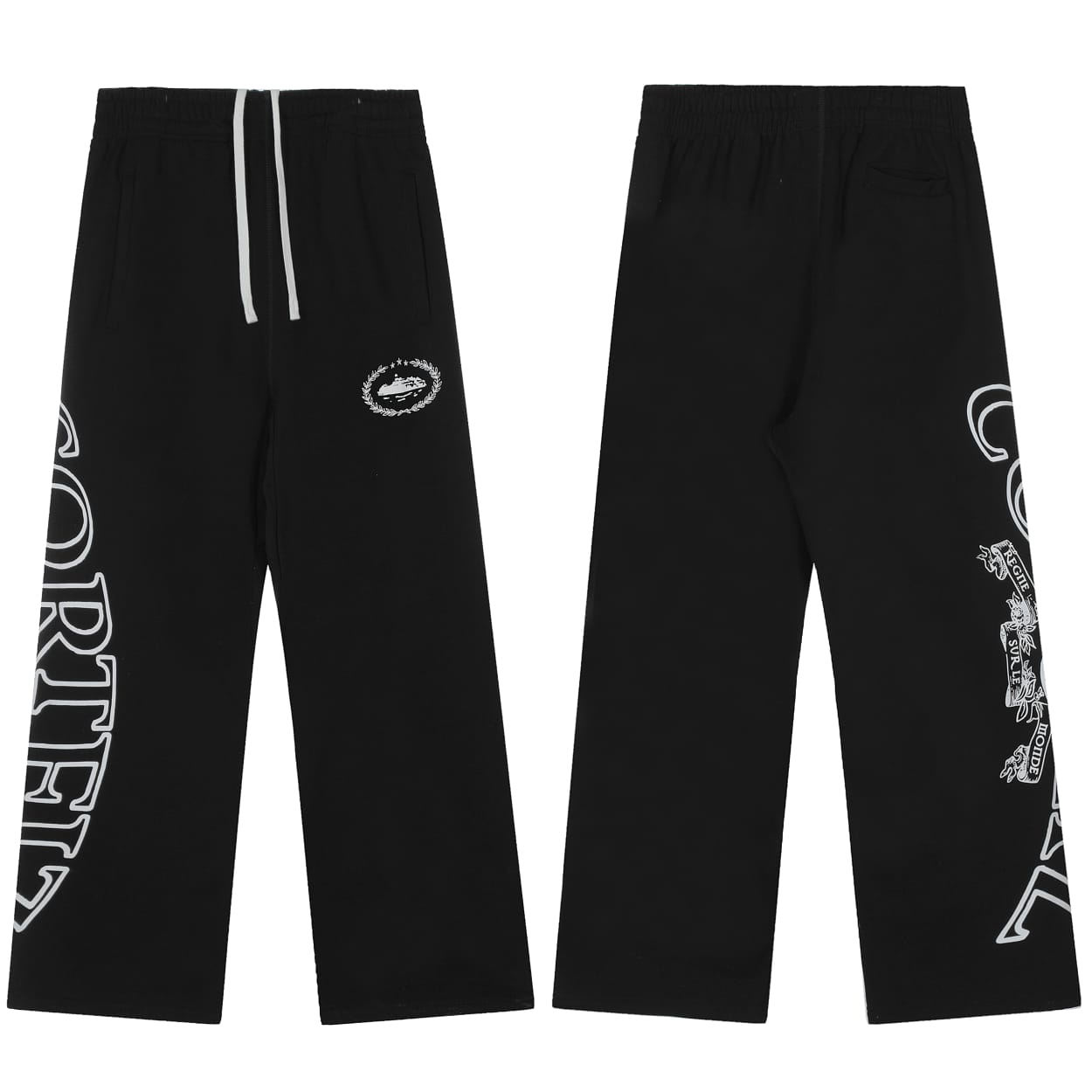 Corteiz Superior Royale Sweatpants - Black - FAVELA