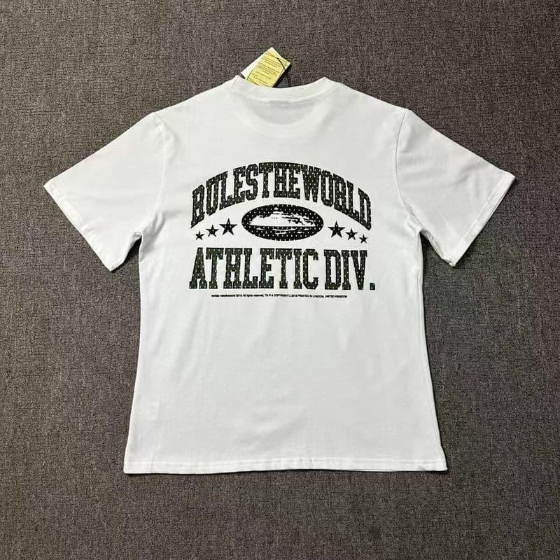 Corteiz Rules The World Athletic Div Tee - White/Olive
