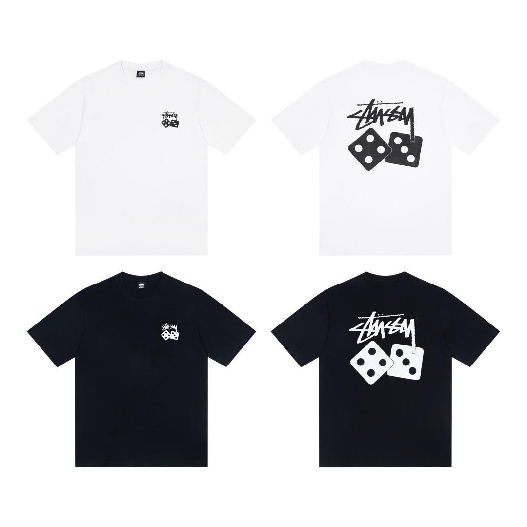 Stussy T-Shirt - "White/Black"