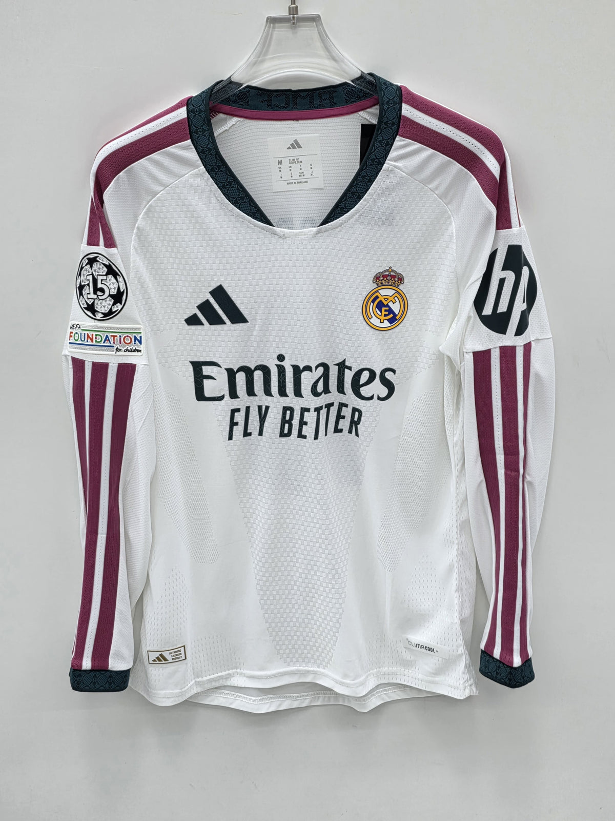 Real Madrid Home Long Sleeve Jersey - White