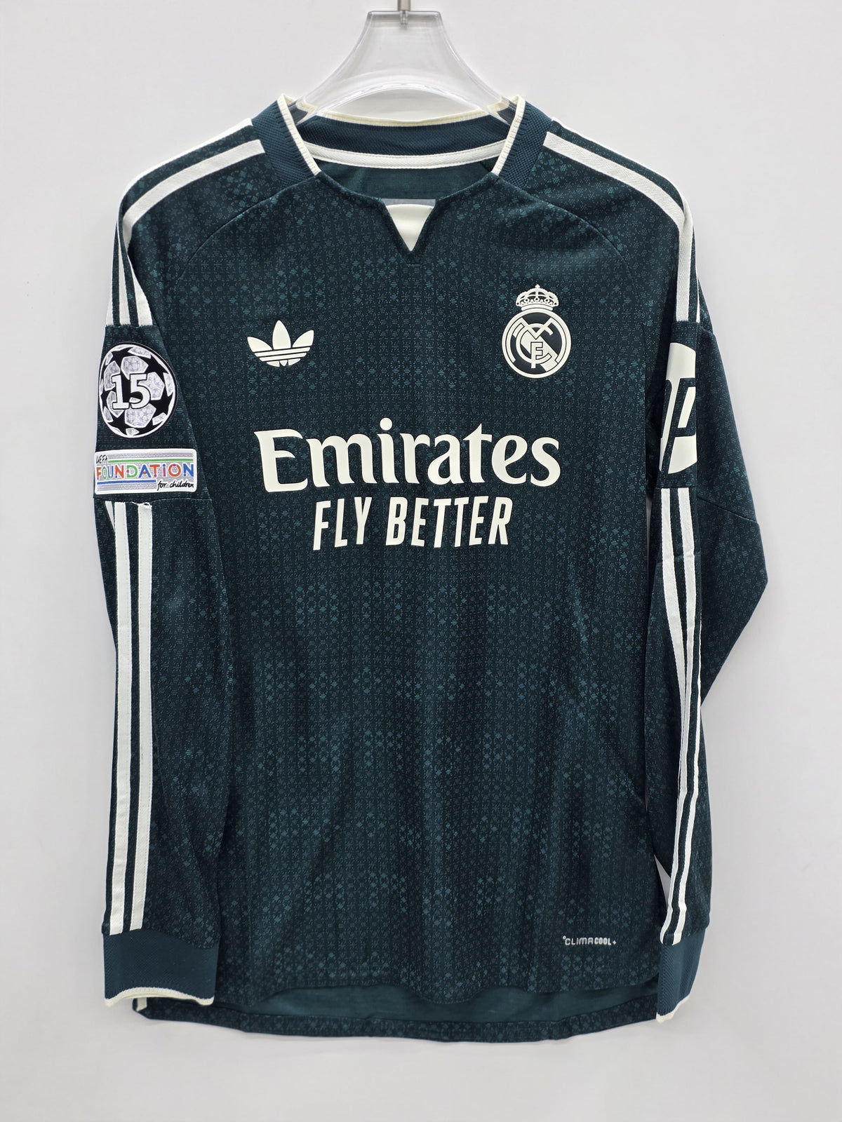 Real Madrid Third Long Sleeve Jersey - Dark Green