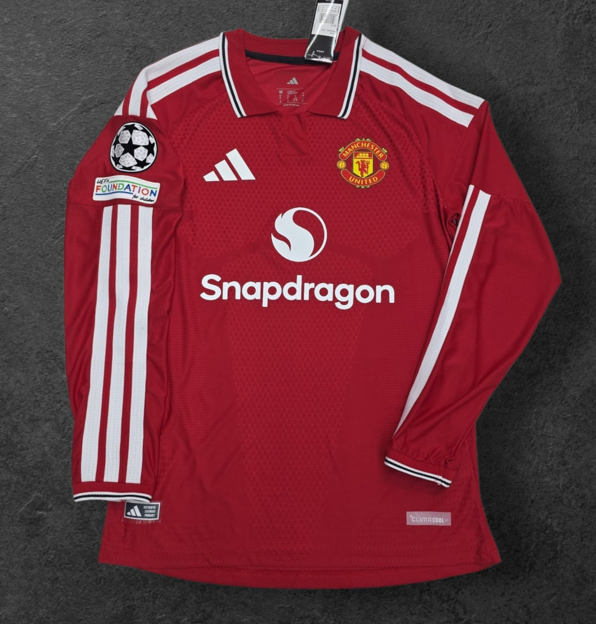 Manchester United Home Long Sleeve Jersey - Red