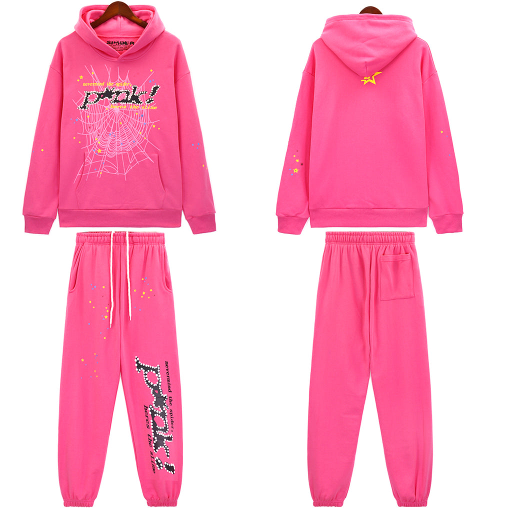 SP5DER Tracksuit “Pink”
