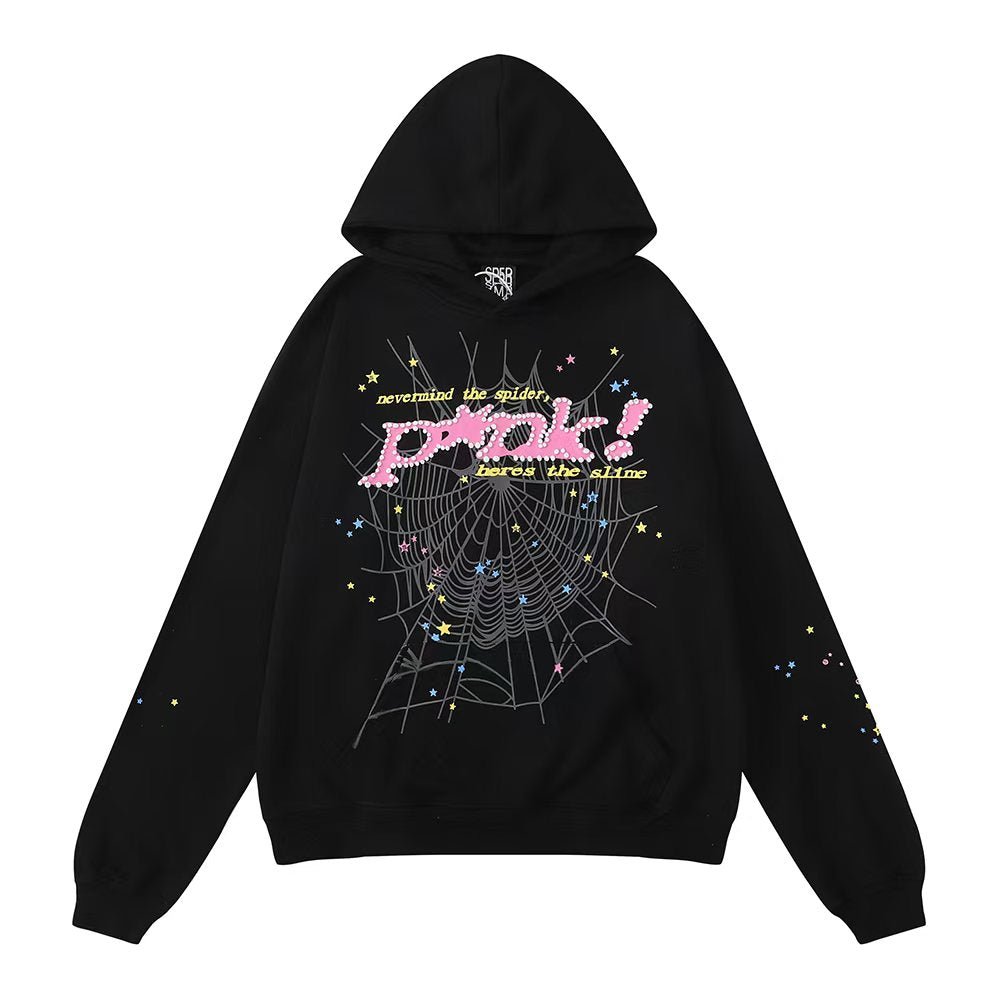 Sp5der PINK WEB Hoodie - FAVELA
